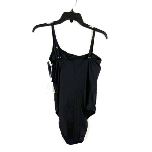 Bleu Rod Beattie Women’s Black One Piece Swimsuit Size 8 - Picture 2 of 4